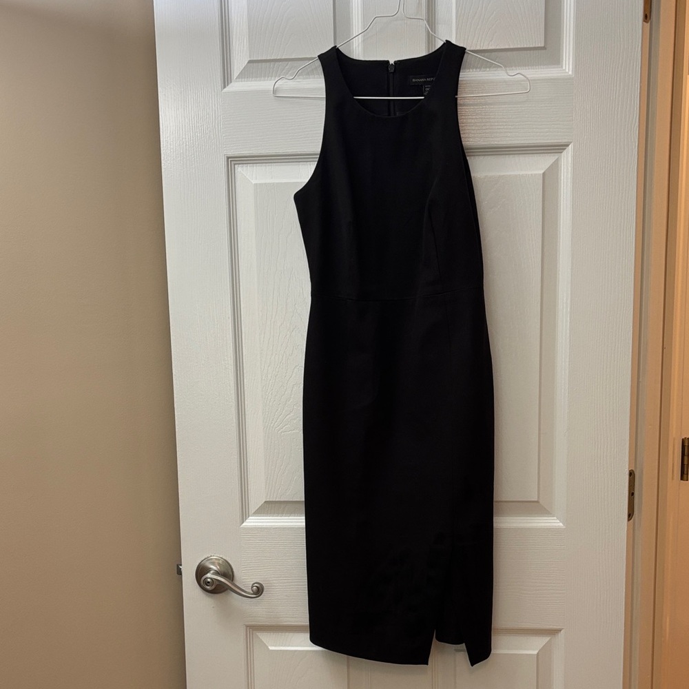 Banana Republic Black Midi Dress